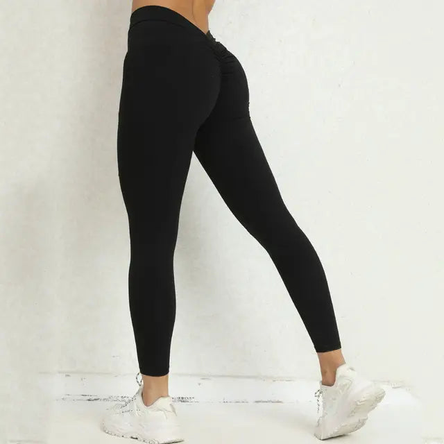 2024 New Leopard Yoga Pants Ruched Booty High Waist Seamless Leggings Sport Woman Tights Scrunch Butt Lift Fitness Gym Legging