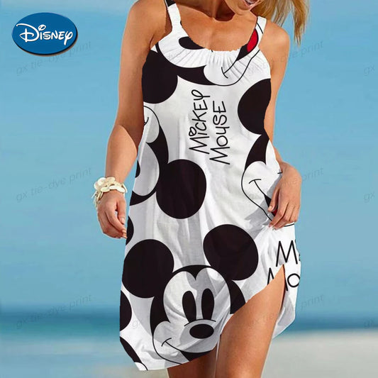 Fashion Disney women dress summer style women clothing plus size Women