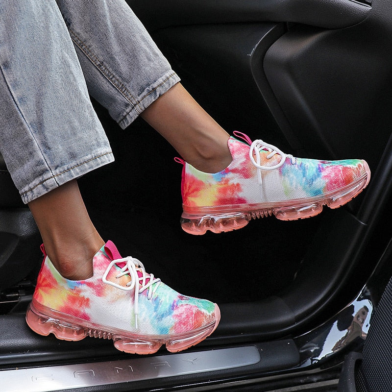 Designer Mesh Cozy Running Sport Shoes Women Sneakers